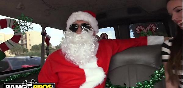  BANGBROS - A Very Bang Bus Christmas with Mia Monroe and Santa Claus